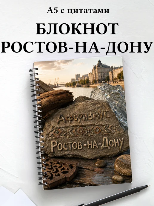 Блокнот Ростов-на-Дону с мотивирующими цитатами