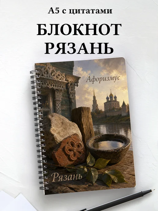 Блокнот Рязань с мотивирующими цитатами