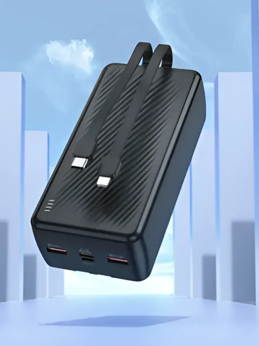 Внешний аккумулятор Повербанк Power bank Borofone 30000 мАч — фото 6