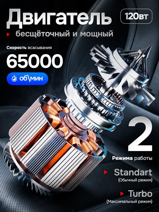 HOLDY Пылесос для автомобиля беспроводной мощный, вариант, фото 3