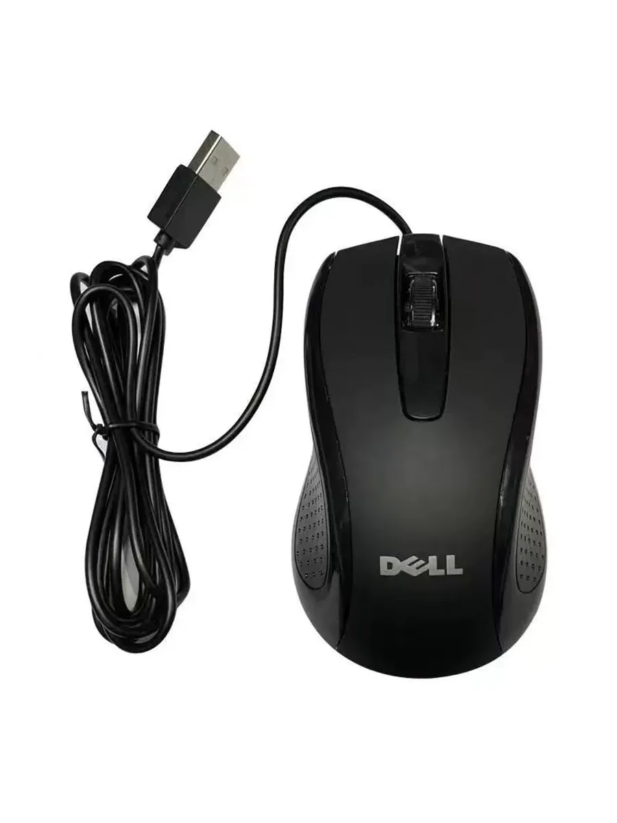 Нет бренда Удобная проводная мышь Dell USB, тишина