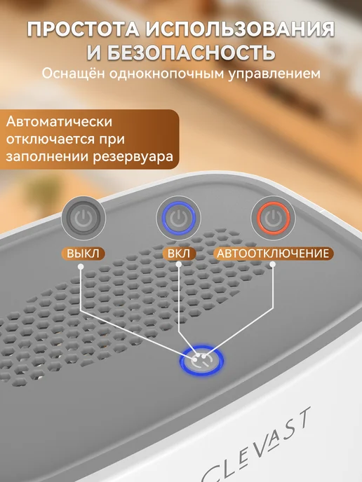 CLEVAST Осушитель воздуха для дома и квартиры, вариант, фото 6