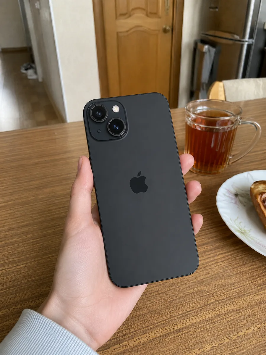 Cмартфон iPhone 15 256ГБ Чёрный Восстановленный - фото 2