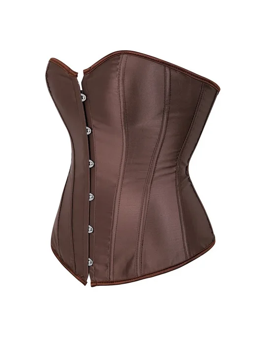 Caudatus Черный атласный корсет топ plus size, черный, фото 2