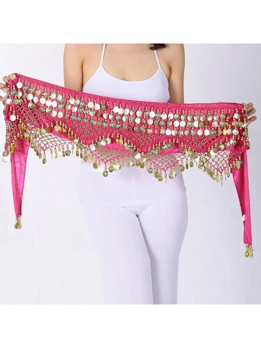 BELLYQUEEN Золотой пояс для танца живота, золотой, фото 4