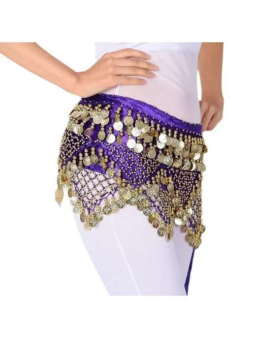 BELLYQUEEN Золотой пояс для танца живота, золотой, фото 7