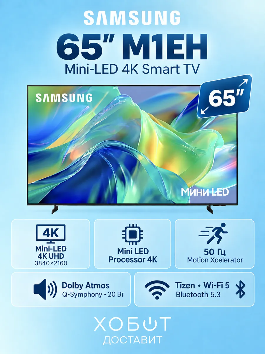 Samsung Телевизор UE65M1EHAUXPY (2026)