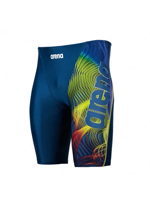 Нет бренда Мужские плавательные шорты Lycra, Spandex, синий
