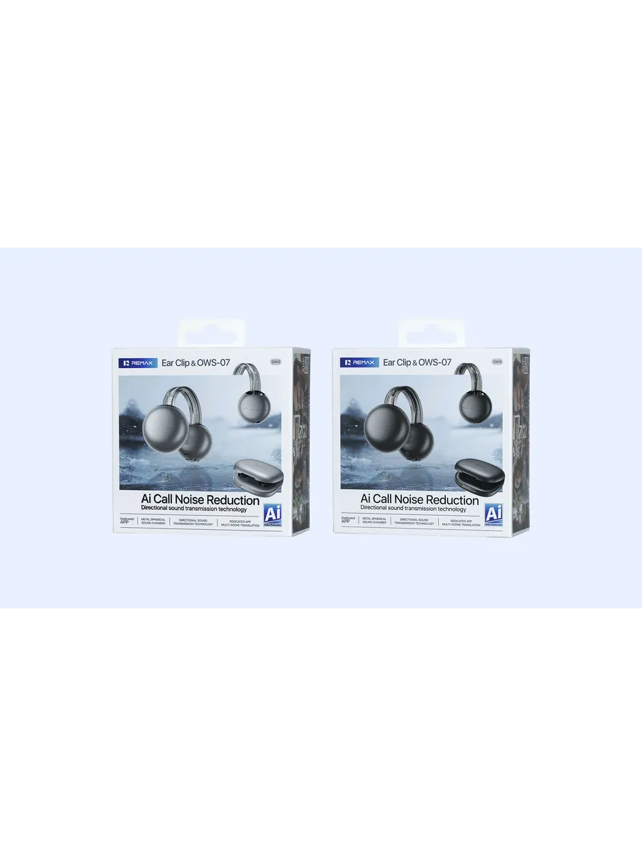 Наушники беспроводные с микрофоном REMAX Ear Clip OWS-07 — фото 4