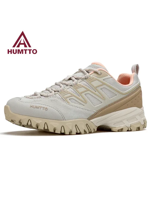 Humtto кожаные походные ботинки для женщин, зимние уличные н, бежевый, фото 2
