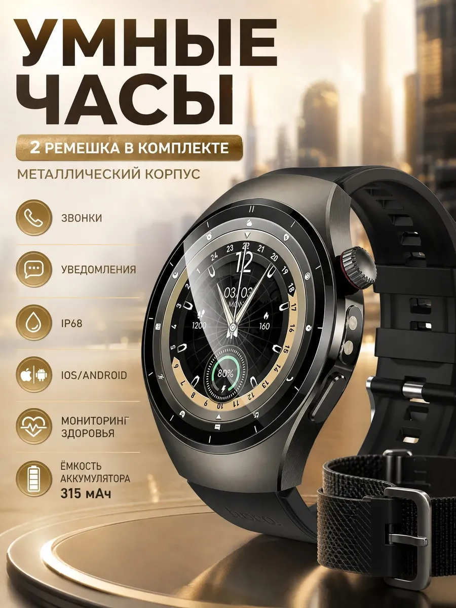 Умные смарт часы Hoco Y40 — фото 1