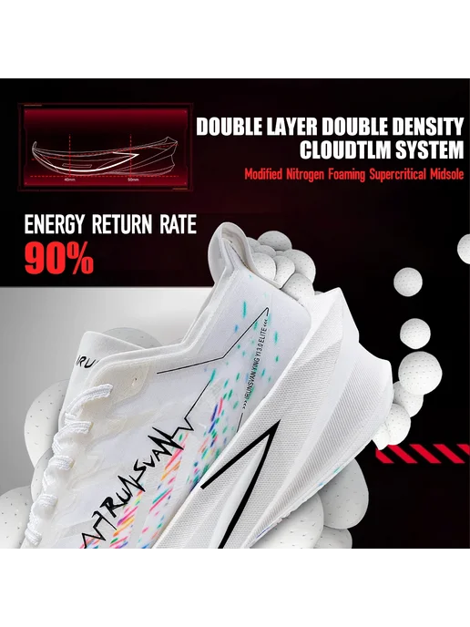 Biao Run IRUNSVANShadow Wing 3.0 Кроссовки из карбоновой пластины с п, розовый, фото 5