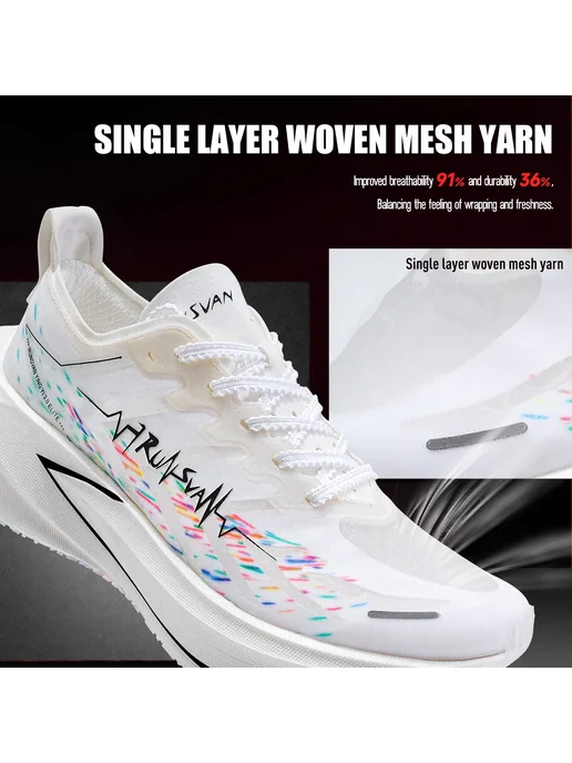 Biao Run IRUNSVANShadow Wing 3.0 Кроссовки из карбоновой пластины с п, розовый, фото 7