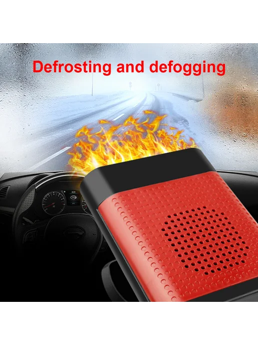 12 24V Обогреватель для автостекла, 360° вращение, Antifog, вариант, фото 7