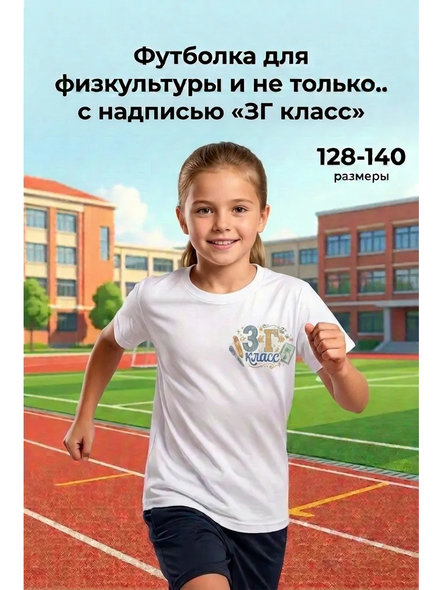 Футболка 3 Г класс для физкультуры