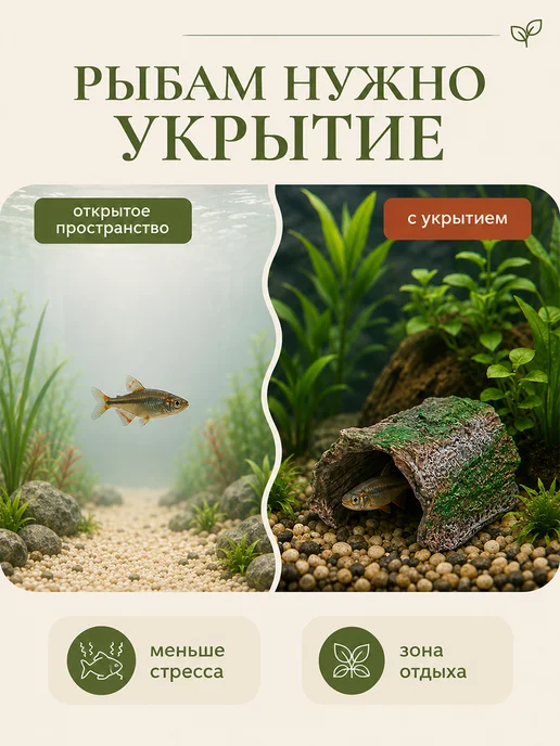 Homium Декор аквариума террариума коряга арка декорации для рыбок, зеленый, фото 2