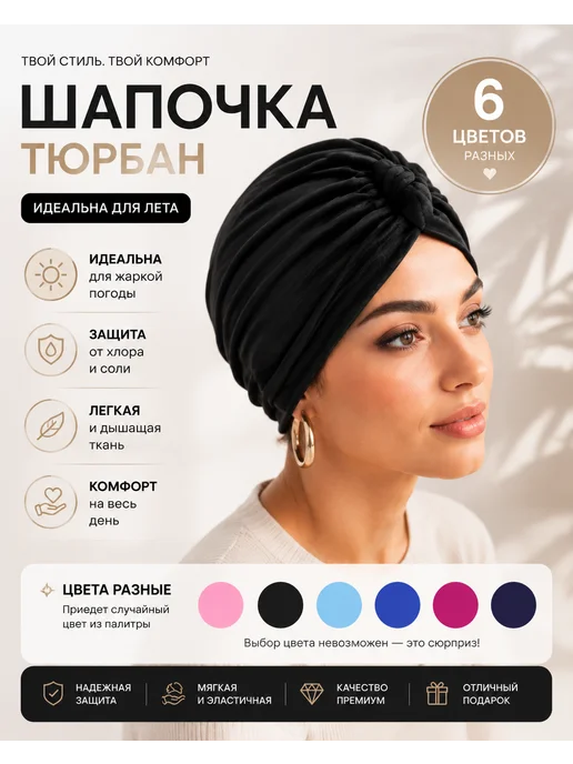 Шапочка для бассейна, черный, фото 3