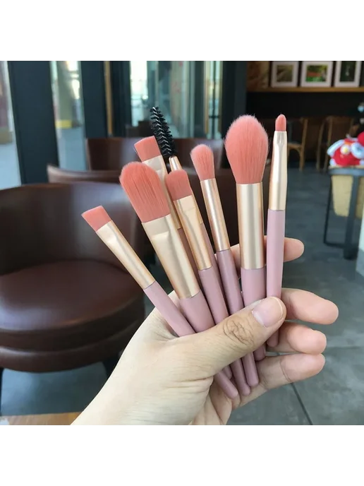 Нет бренда Набор мини кистей для макияжа 7pcs, 8 шт, фото 2