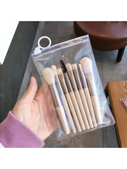 Нет бренда Набор мини кистей для макияжа 7pcs, 8 шт, фото 6