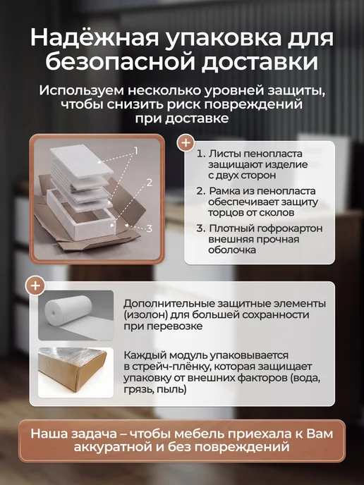 Сурская мебель Стол письменный компьютерный с ящиками Люмо, 142х73х50 см, вариант, фото 8