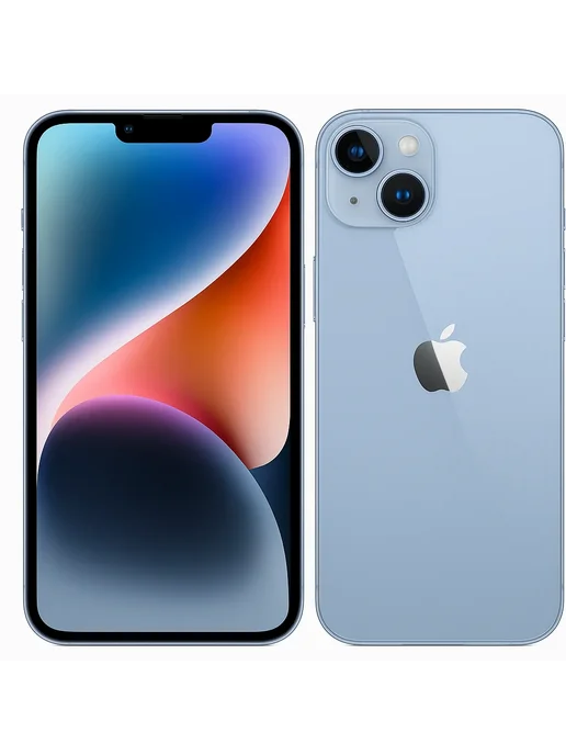 Смартфон Apple iPhone 14 Plus 128 ГБ (восстановленный), голубой