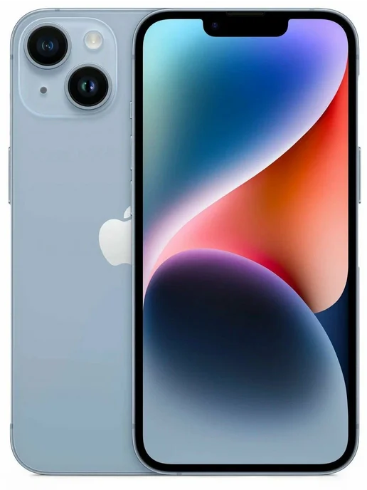 Смартфон Apple iPhone 14 Plus 128 ГБ (восстановленный), голубой, фото 3