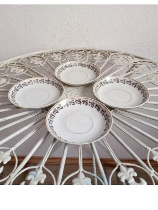 Блюдца СССР Вербилки 4 шт, 4 шт, фото 5