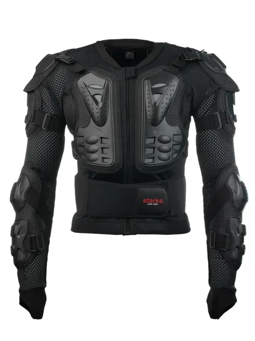 Starks Моточерепаха Body Armor защита груди, черный