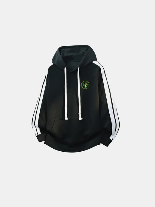 Повседневная спортивная худи с капюшоном Stone island