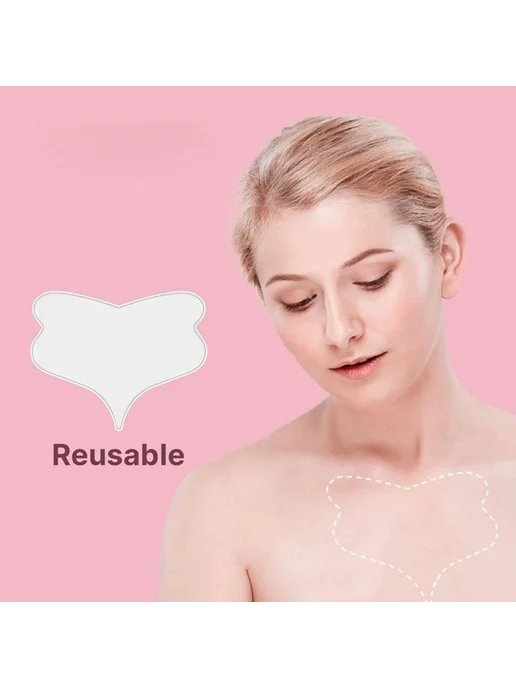 Пластырь косметический силиконовый прозрачный - brow patches, прозрачный, фото 2
