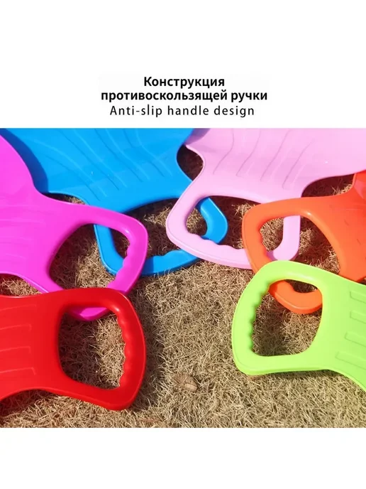 санки Портативные складные, синий, фото 5
