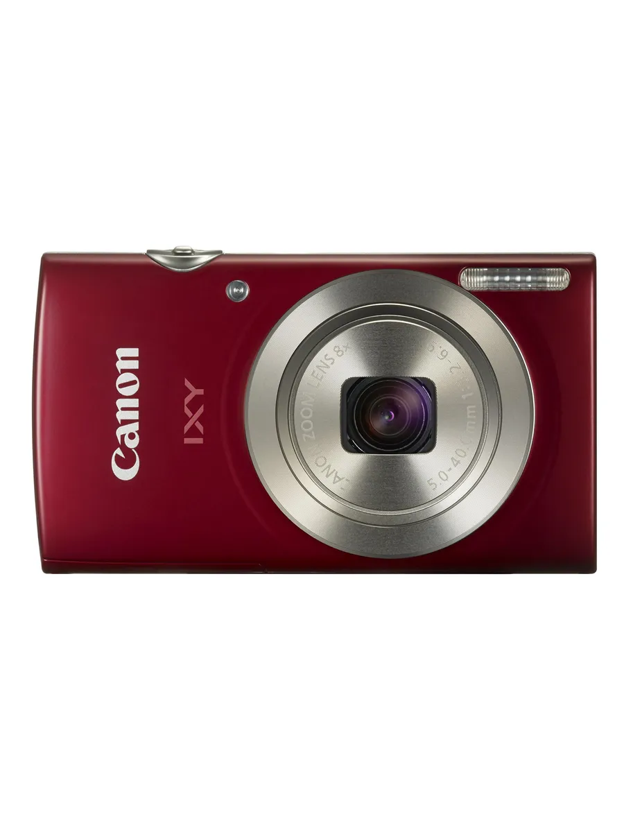 CANON Фотоаппарат IXY 180, красный, 8x зум