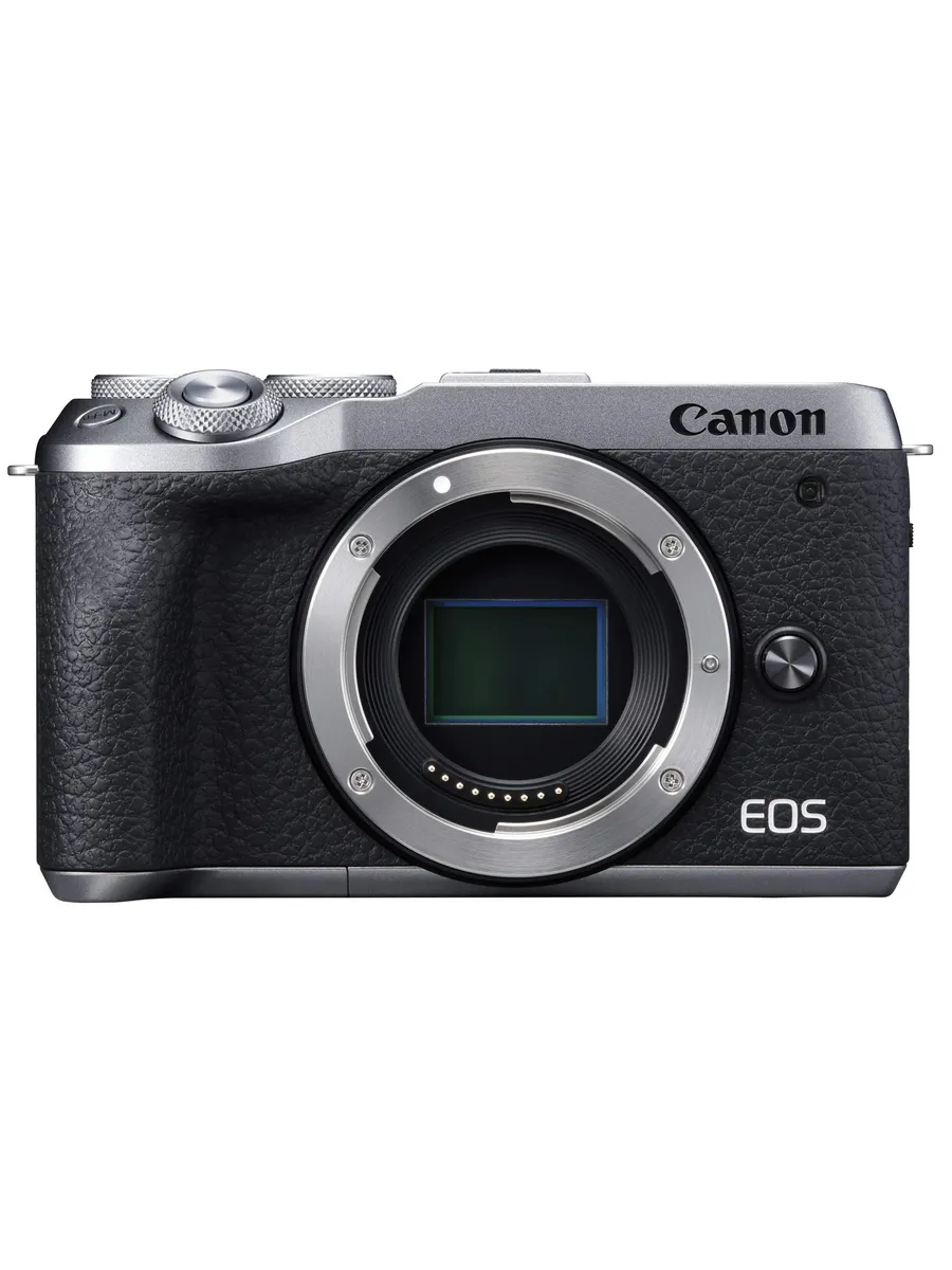 CANON Фотокамера EOS M6 Mark II, серебристая