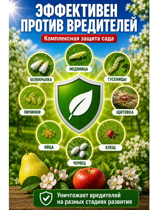 HerbiTex Средство от вредителей препарат 30+ Корвита 2 л, 2 л, фото 3
