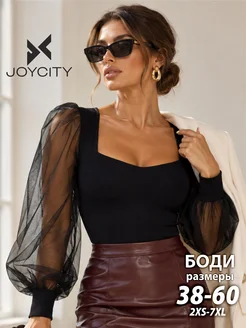 Боди с длинным рукавом праздничное JOYCITY