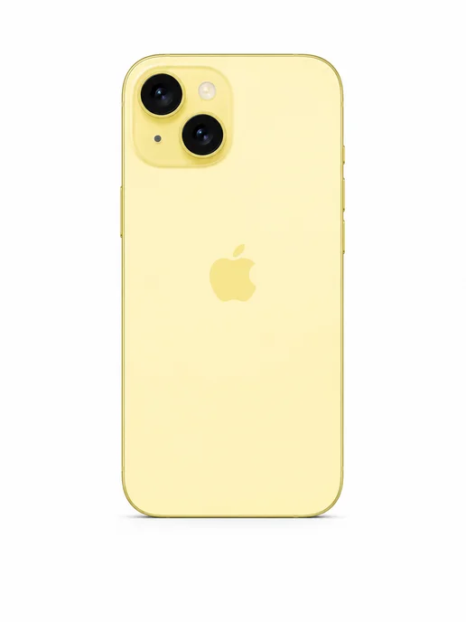 Смартфон Apple iPhone 15 128 ГБ (восстановленный), желтый, фото 3