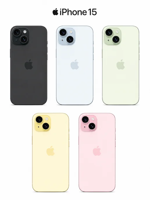 Смартфон Apple iPhone 15 128 ГБ (восстановленный), желтый, фото 7