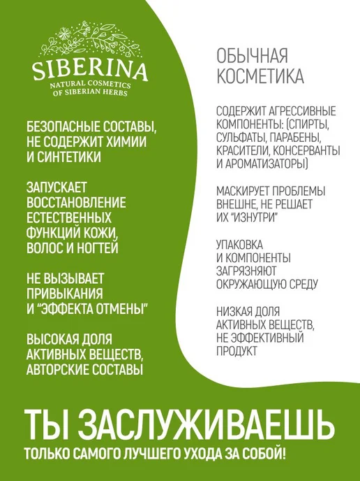 Siberina Натуральный комплекс гидролатов от купероза, сосуди, черный, фото 8