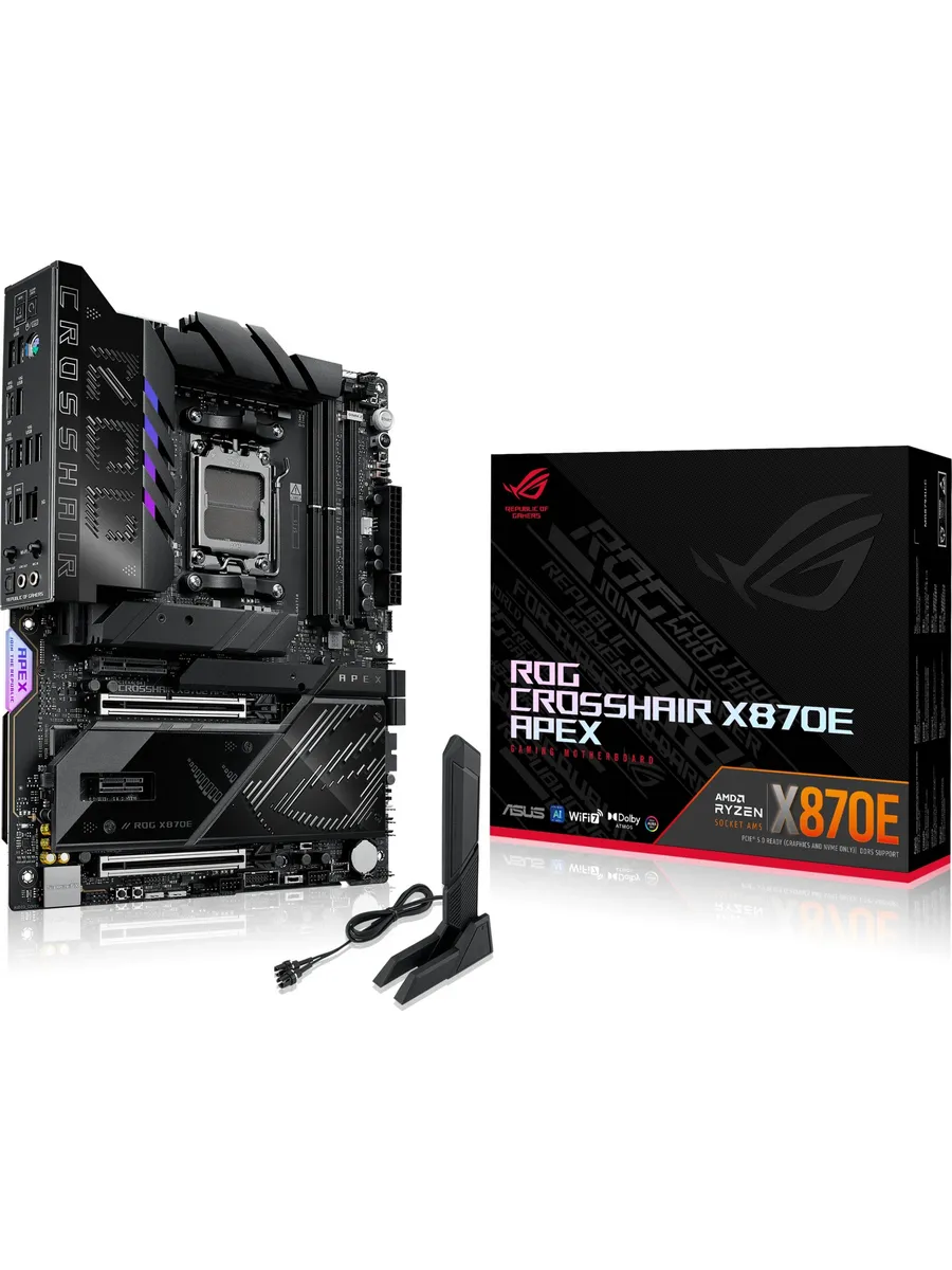 Материнская плата Asus ROG CROSSHAIR X870E 1279858917 купить за 83 951 ₽ в интернет‑магазине Wildberries