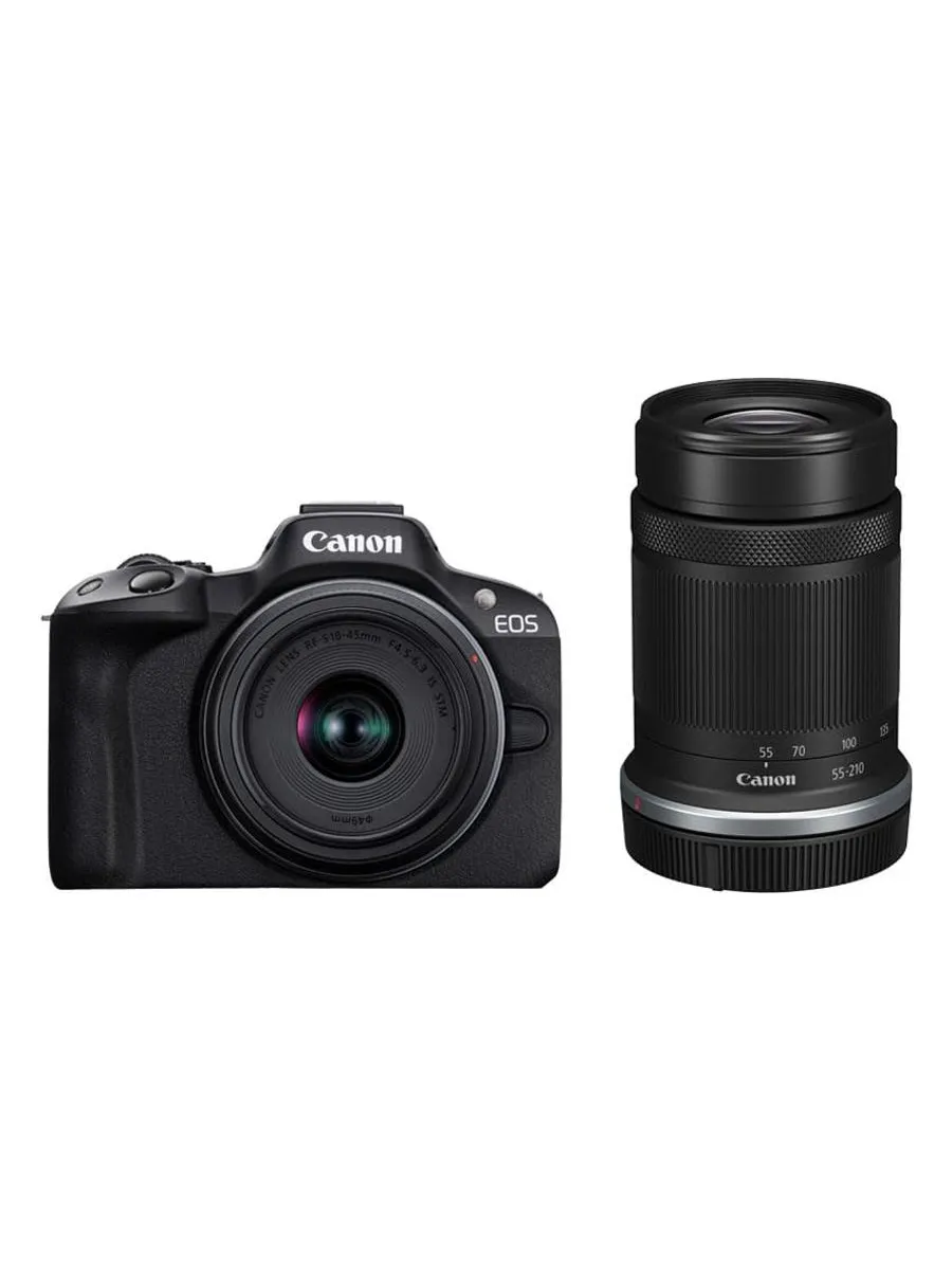 CANON Беззеркальная камера EOS R50 Комплект с двумя объек