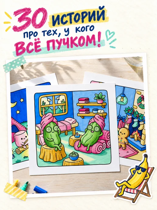 Тукан Антистресс Мой Кот - милая антистресс раскраска для девочек, вариант, фото 2