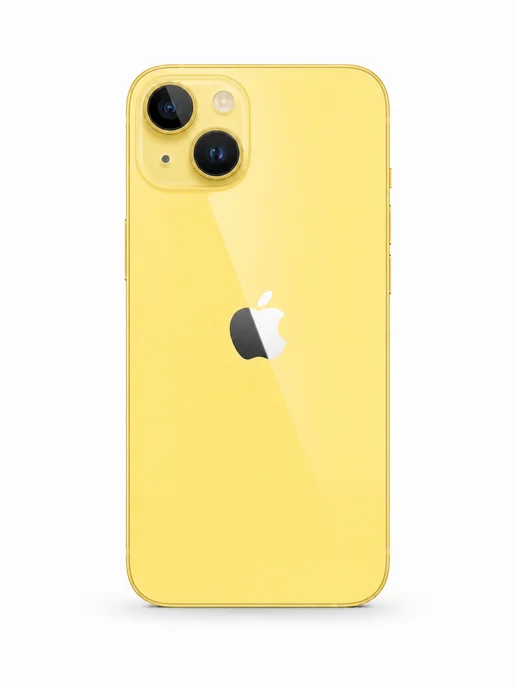 Смартфон Apple iPhone 14 128 ГБ (восстановленный), желтый, фото 4