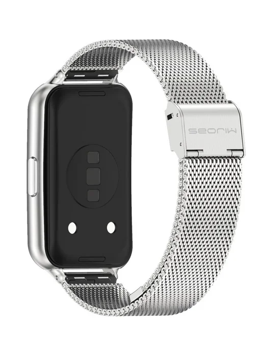 MIJOBS Ремешок металлический для Huawei Band 11 11 Pro, серый, фото 3