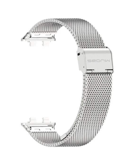 MIJOBS Ремешок металлический для Huawei Band 11 11 Pro, серый, фото 5