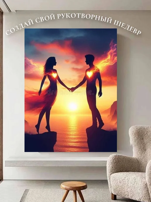 Yanny Art Алмазная мозаика на подрамнике "Союз", оранжевый, фото 2