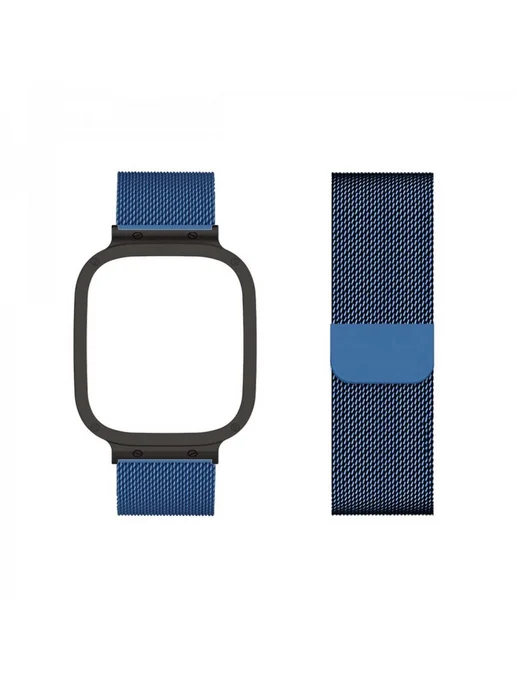 MyPads Металлический ремешок для часов Xiaomi Poco Watch с магни, синий