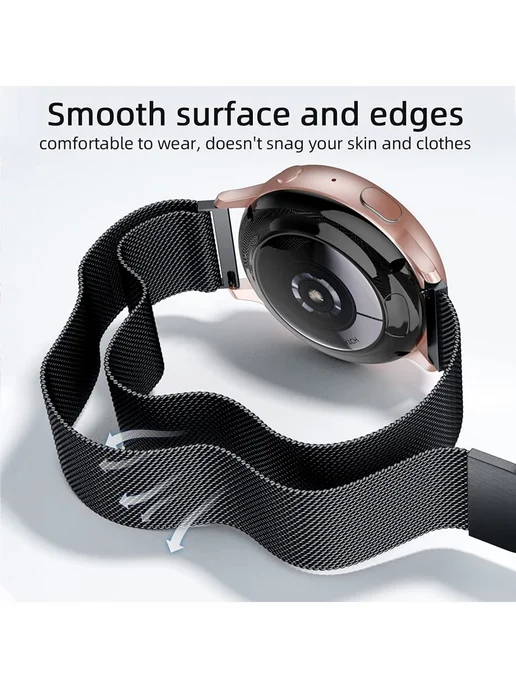 MyPads Металлический ремешок для часов Xiaomi Poco Watch с магни, синий, фото 4