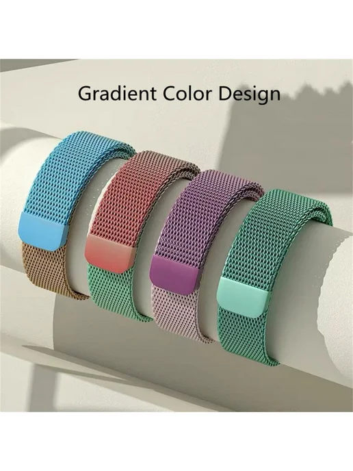 MyPads Металлический ремешок для часов Xiaomi Poco Watch с магни, синий, фото 6