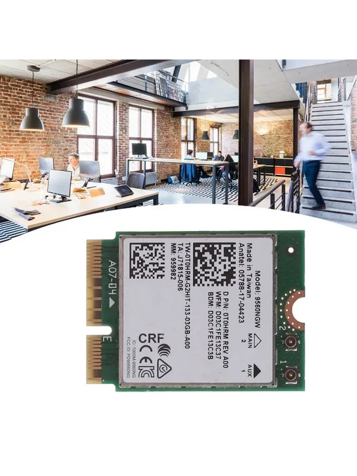 WiFi карта Dell 9560NGW 5G 2.4 5GHz BT5.0, 5 г, фото 2