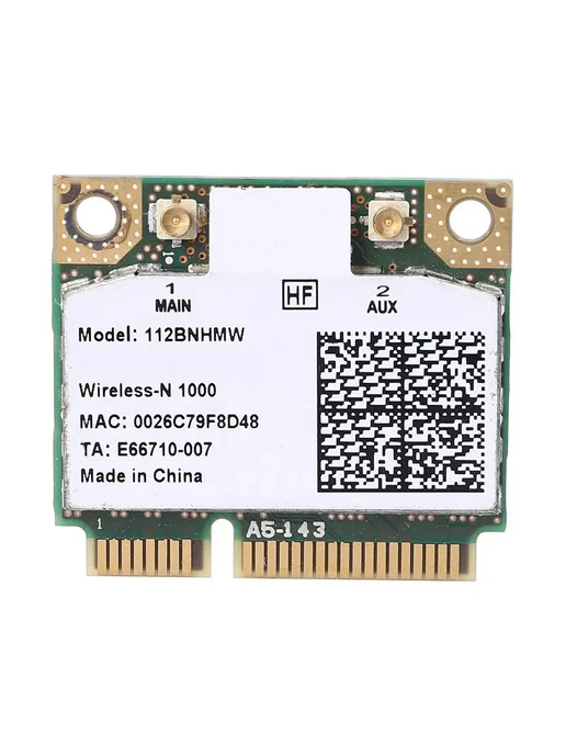 Wi-Fi карта Centrino Wireless N 1000 112BNHMW, вариант